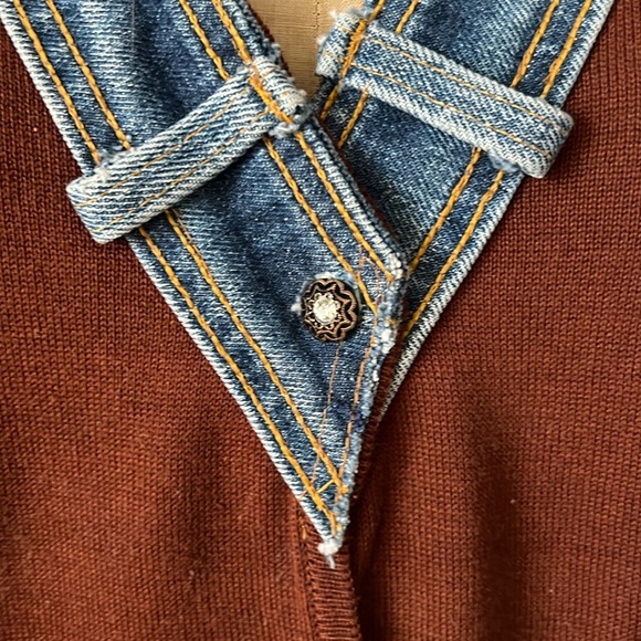 1980’s Vintage Handmade Cardigan Sweater - Picture 5 of 13